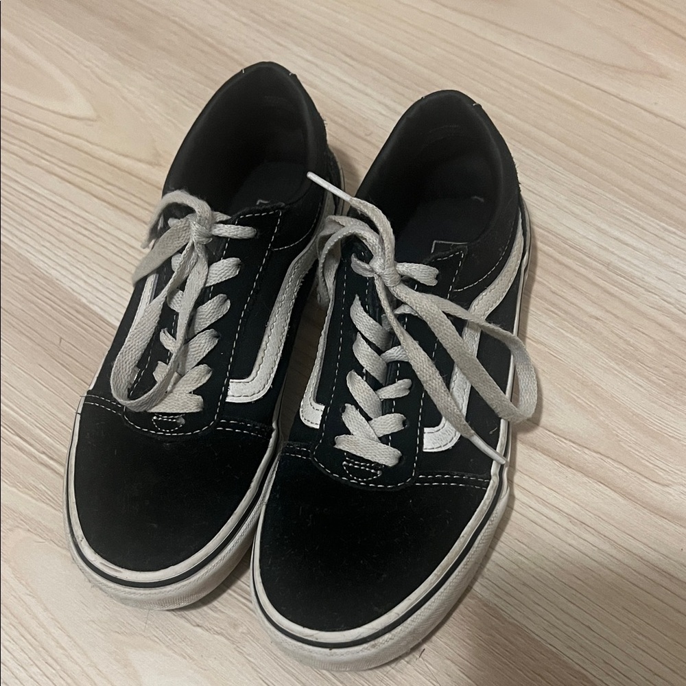 Vans Black and White Classic Sneakers